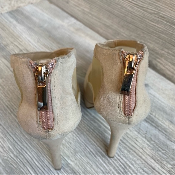 Chinese Laundry Kristen Letizia platform leather bootie 6 mesh and sweat heart - Picture 8 of 13